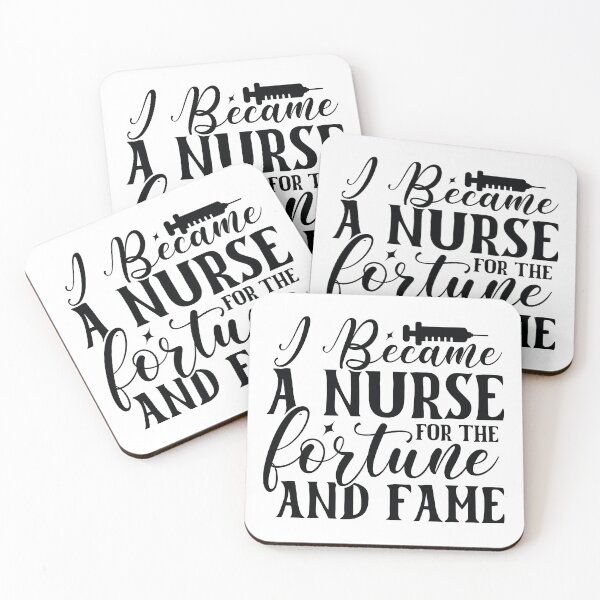 Item preview, Fortune And Fame Nurse - Sarcastic Medical Nursing Life Gift designed and sold by FuzionRaptor.
