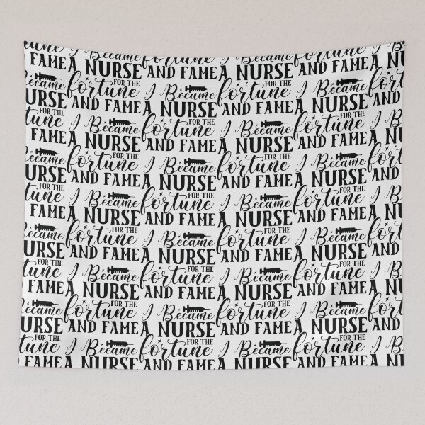 Item preview, Fortune And Fame Nurse - Sarcastic Medical Nursing Life Gift designed and sold by FuzionRaptor.