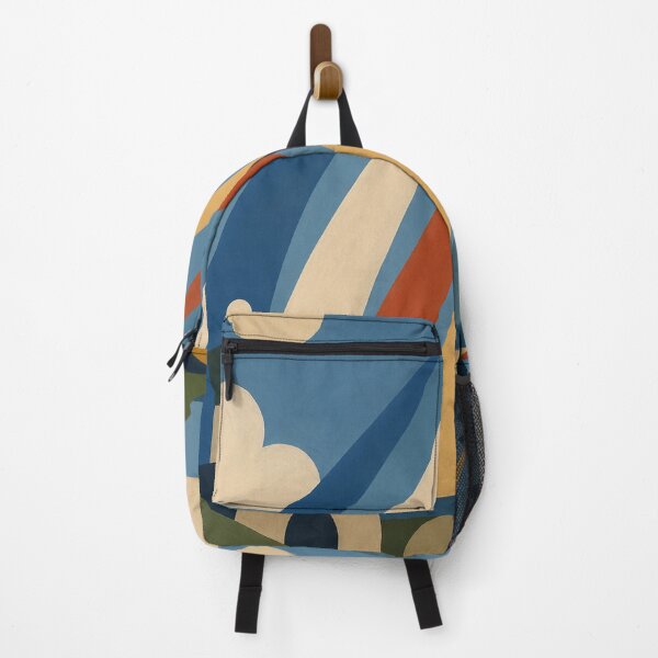 Item preview, Fighter jets with colorful trails in an abstract geometric naive style sky designed and sold by DrizzyV.