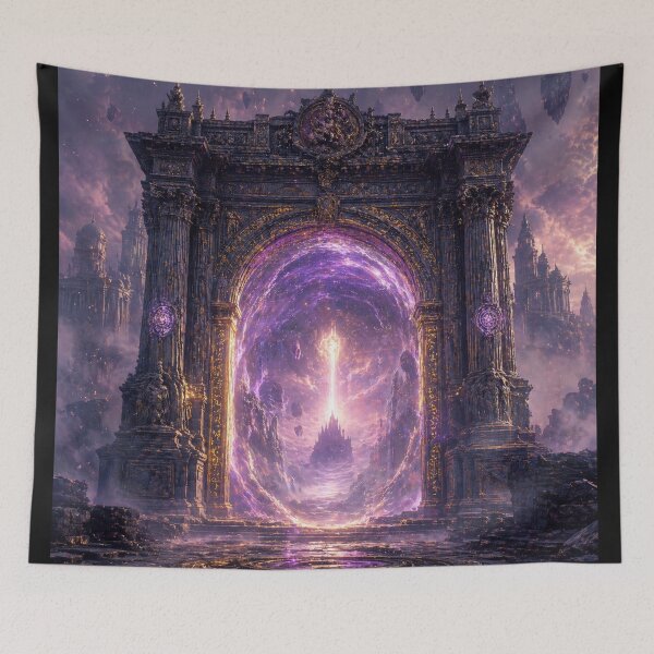 Item preview, Tartarian Portal Gateway – Ancient Dimensional Door | Fantasy Sci-Fi Emoji Emblems Art designed and sold by Emoji Emblems.