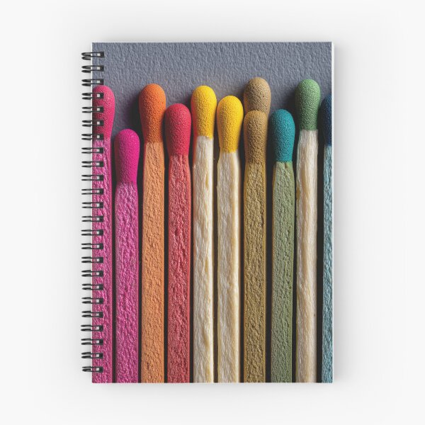Item preview, Colorful Matchsticks Art – Vibrant Creative Minimalist Design designed and sold by WordPlayStudio.