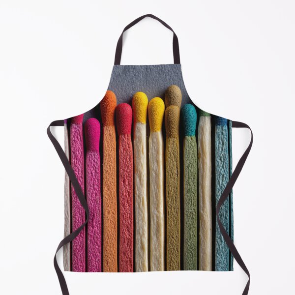 Item preview, Colorful Matchsticks Art – Vibrant Creative Minimalist Design designed and sold by WordPlayStudio.