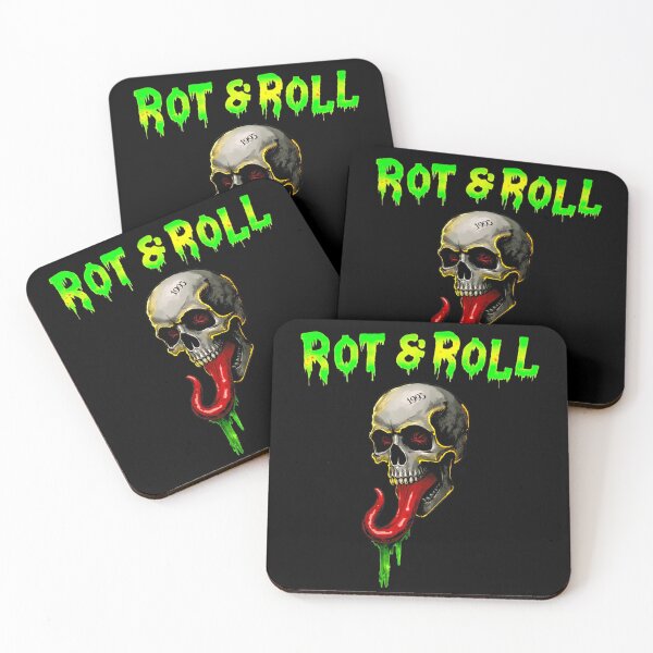 Item preview, Rot & Roll - Diseño de humor punk con calaveras designed and sold by LoneTide.