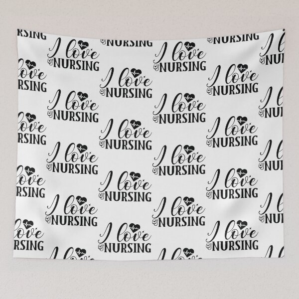 Item preview, I Love Nursing - Proud Heart Medical Professional Life Spirit Gift designed and sold by FuzionRaptor.