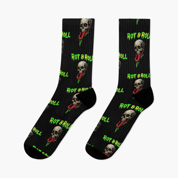 Item preview, Rot & Roll - Skull Punk Humor Design designed and sold by LoneTide.