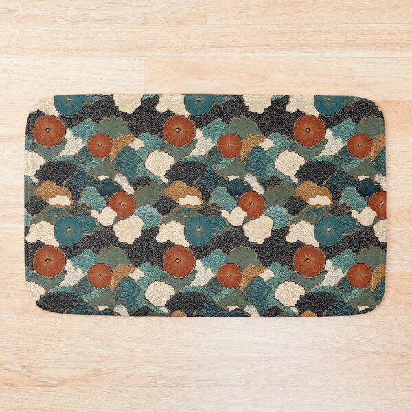 Item preview, Traditional Japanese Seigaiha Waves Cloud Pattern designed and sold by NicolasGlowArt.