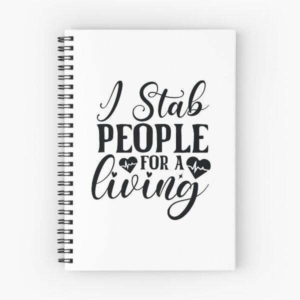 Item preview, I Stab People For A Living - Funny Nurse Medical Nursing Life Gift designed and sold by FuzionRaptor.