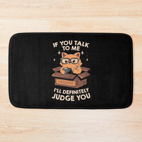Item preview, Pspsychiatry Funny Cat by Tobe Fonseca designed and sold by Tobe Fonseca®.