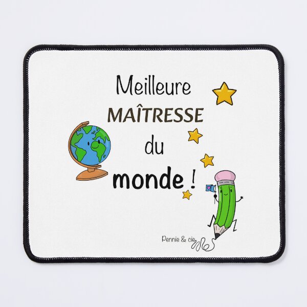 Item preview, Best teacher in the world – gift idea for a kindergarten or primary school teacher designed and sold by Pennie & cie.
