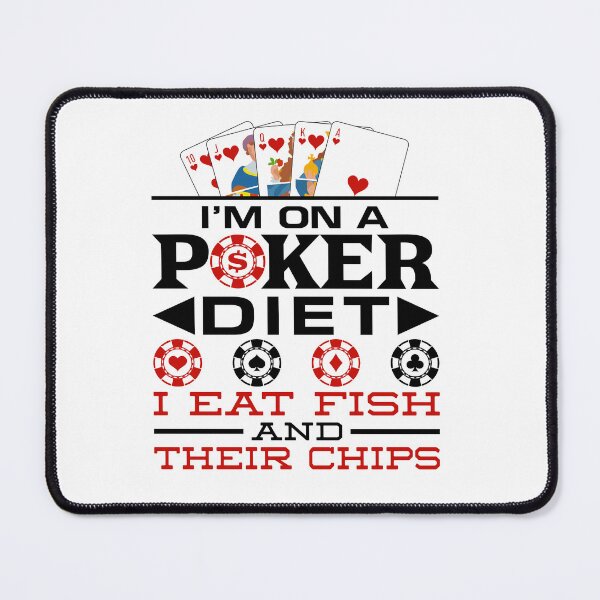 Item preview, Funny Poker Diet "Fish and Chips"  designed and sold by jaygo.