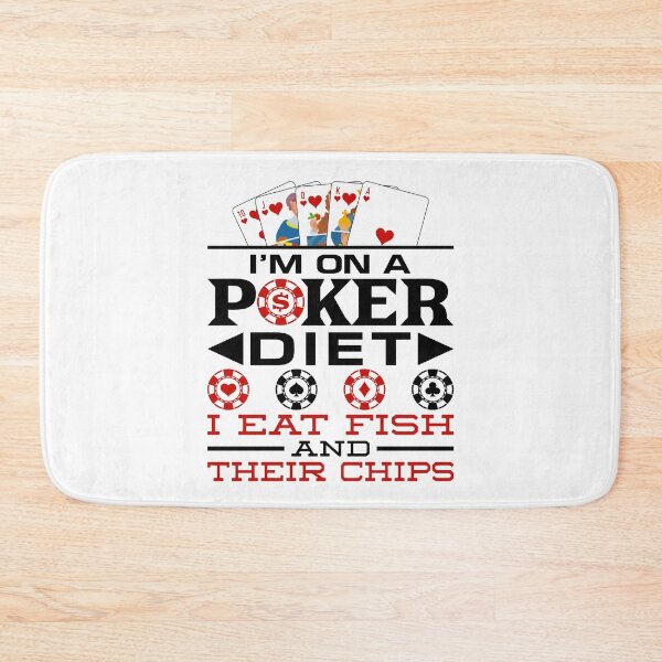 Item preview, Funny Poker Diet "Fish and Chips"  designed and sold by jaygo.