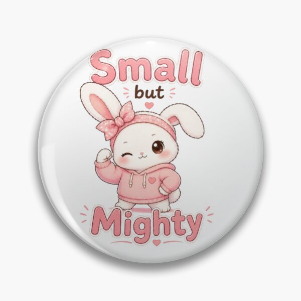 Item preview, Small but Mighty Bunny Cute Kawaii Rabbit Aesthetic Strong Cute Animal designed and sold by Cute-Corne.