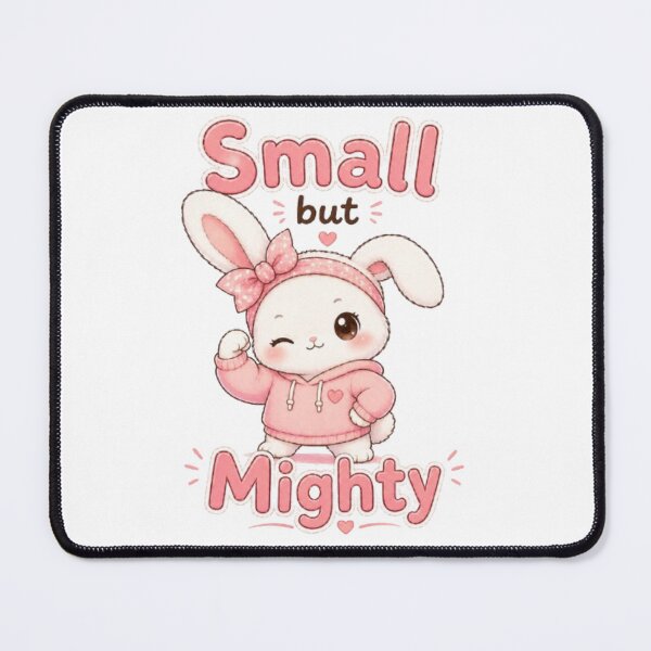Item preview, Small but Mighty Bunny Cute Kawaii Rabbit Aesthetic Strong Cute Animal designed and sold by Cute-Corne.