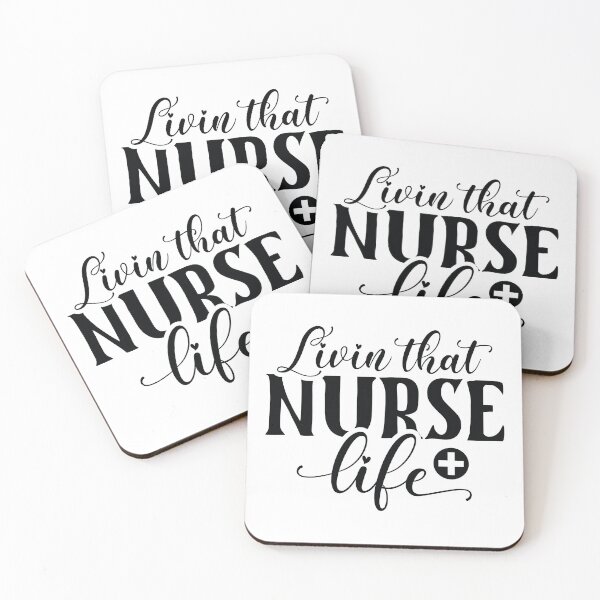 Item preview, Livin That Nurse Life - Funny Modern Medical Nursing Spirit Gift designed and sold by FuzionRaptor.