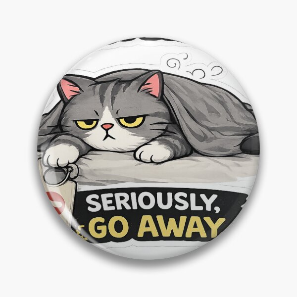Item preview, Do Not Disturb Funny Grumpy Cat Sticker designed and sold by artboxgo.