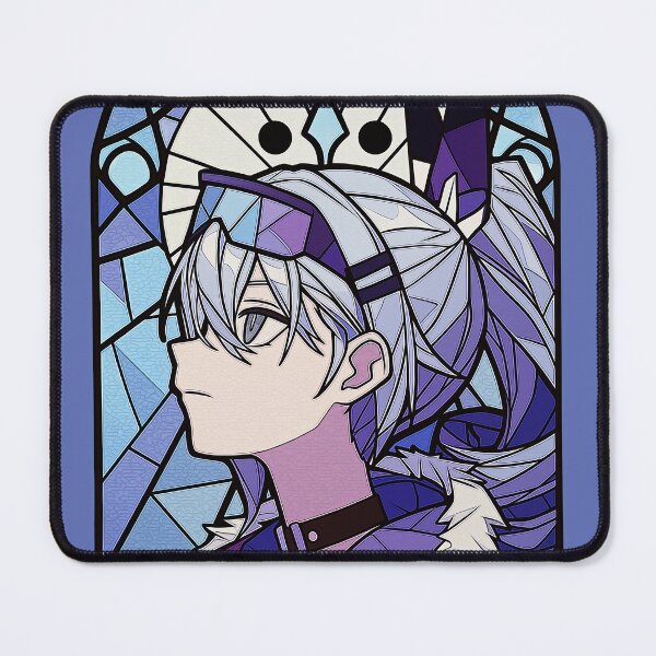 Item preview, Stained Glass Silver Wolf designed and sold by SchellStation.