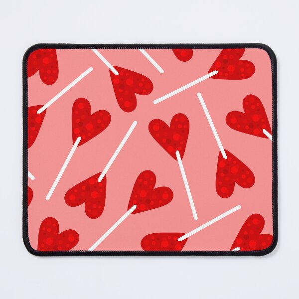 Item preview, red heart shape lollipop candy pink designed and sold by Gossip Rag.