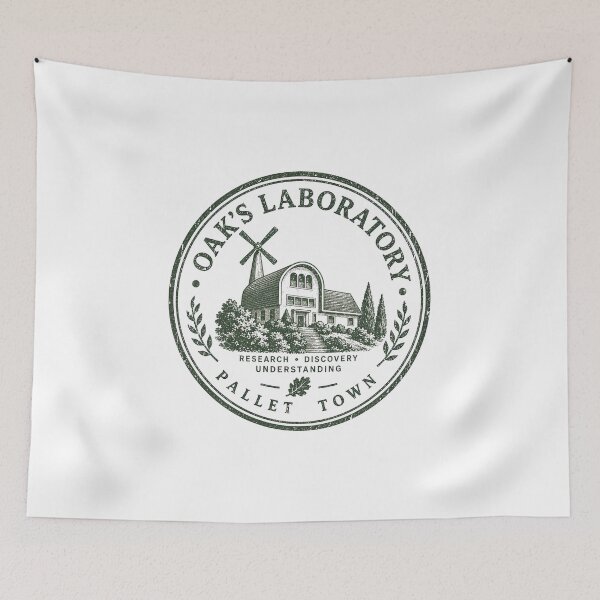 Item preview, Official-Style Emblem – Professor Oak’s Laboratory designed and sold by Gryphon Bearden Art .