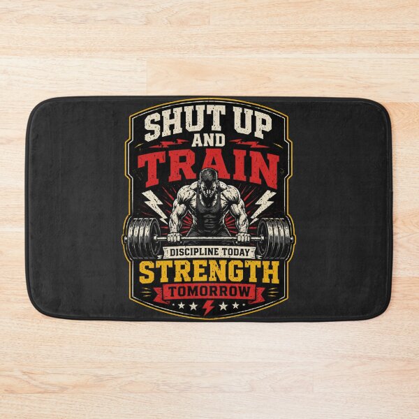 Item preview, Shut Up And Train Shirt Discipline Today Strength Tomorrow Gym Tee designed and sold by Drip5.