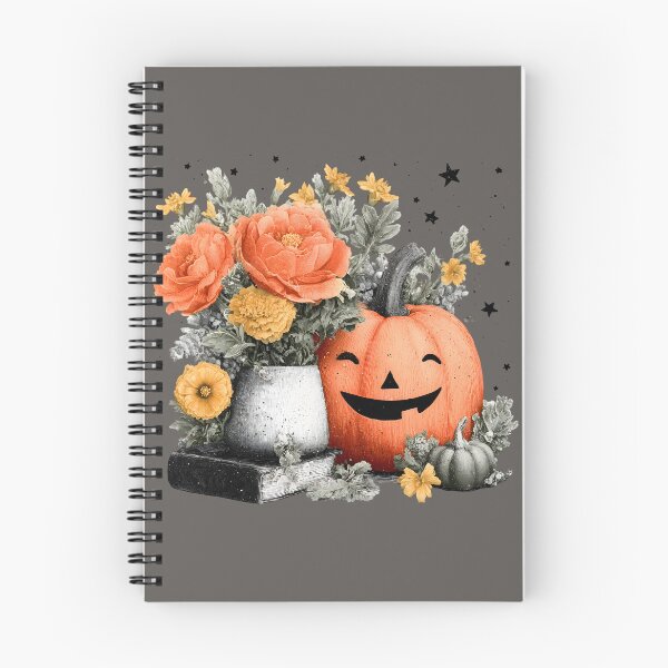 Artikelvorschau, Halloween 21 – Verspieltes Herbststillleben mit lächelndem Kürbis entworfen und verkauft von NikaNavi.