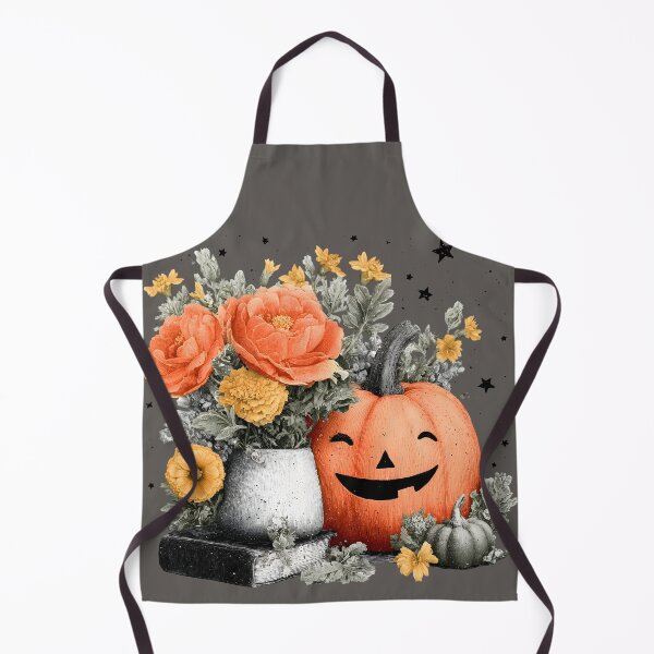 Item preview, Halloween 21 - Whimsical Autumn Still Life with Smiling Pumpkin designed and sold by NikaNavi.