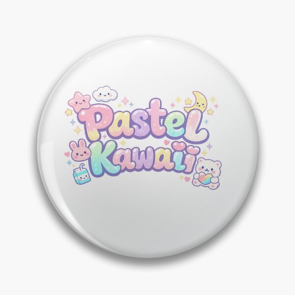 Item preview, Pastel Kawaii Wavy Typography Cute Aesthetic Pastel Design designed and sold by HOODYBUDSTYLES.