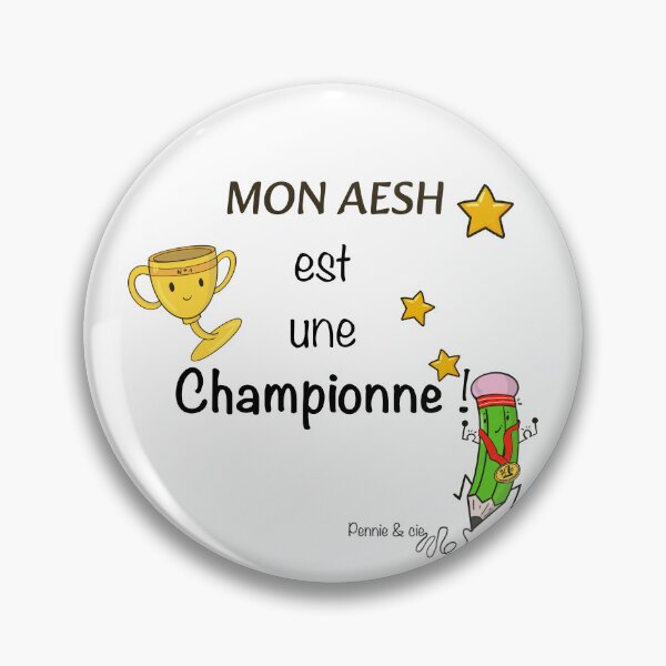 Item preview, My AESH is a champion – gift idea to thank my child's AESH designed and sold by Pennie & cie.