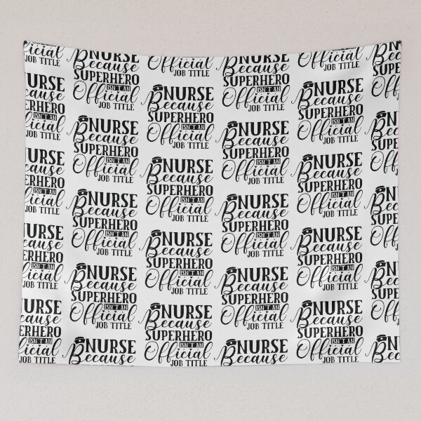 Item preview, Nurse Superhero Job Title - Funny Medical Hero Nursing Life Gift designed and sold by FuzionRaptor.