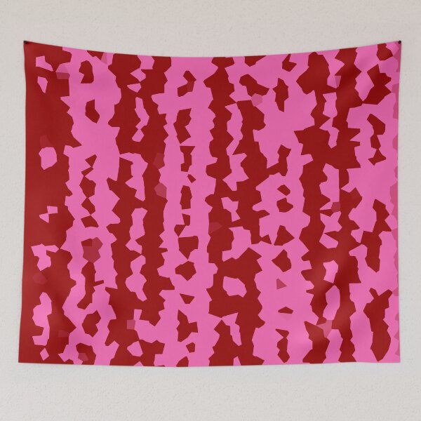 Item preview, Maroon Red and Pink Crystalized Stripes  designed and sold by PatternTitan.
