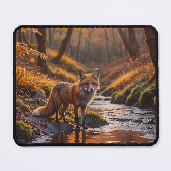 Item preview, Autumn Fox Creek Wall Art designed and sold by BeautifulVirtues.