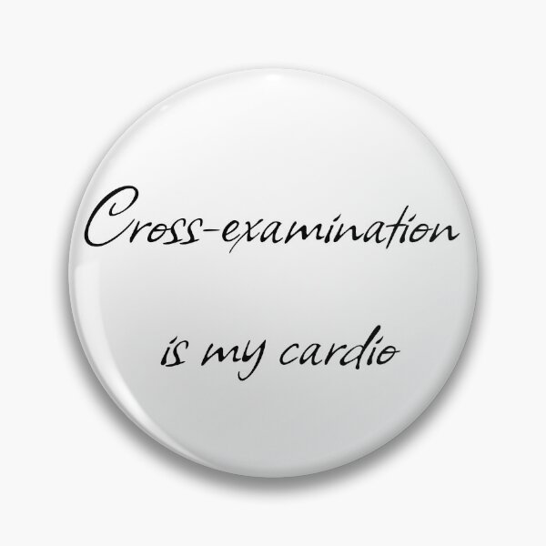 Item preview, Cross-examination is my cardio. designed and sold by byrencsi.