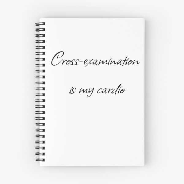 Item preview, Cross-examination is my cardio. designed and sold by byrencsi.