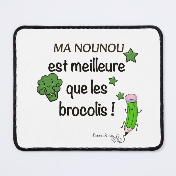 Item preview, My nanny is better than broccoli – funny gift idea for an exceptional nanny designed and sold by Pennie & cie.