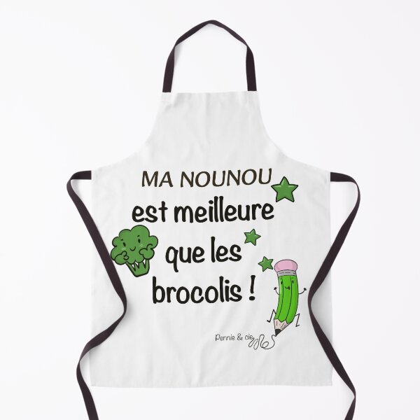 Item preview, My nanny is better than broccoli – funny gift idea for an exceptional nanny designed and sold by Pennie & cie.
