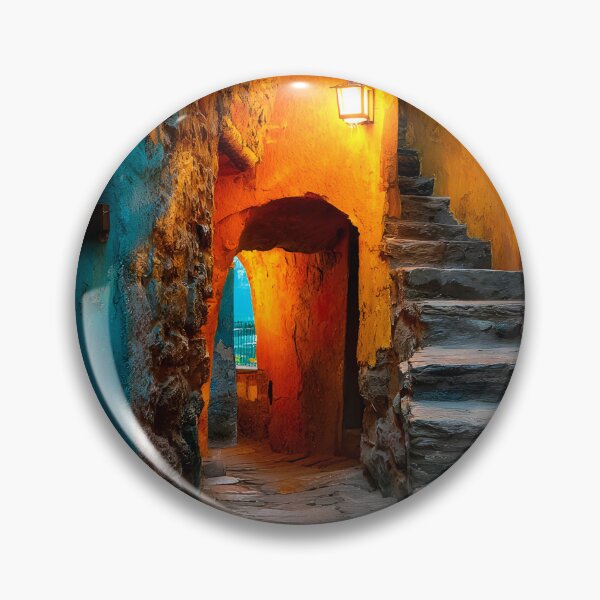 Item preview, Manarola Cinque Terre Italy Narrow Alley Caruggi Ligurian Sea View designed and sold by daila70.