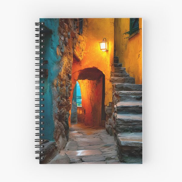 Item preview, Manarola Cinque Terre Italy Narrow Alley Caruggi Ligurian Sea View designed and sold by daila70.