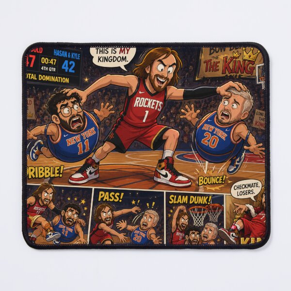 Item preview, Ultimate Commentator Basketball Showdown: Asmongold, Hasan Piker, Kyle Kulinski, More variations designed and sold by Uniqueartai.