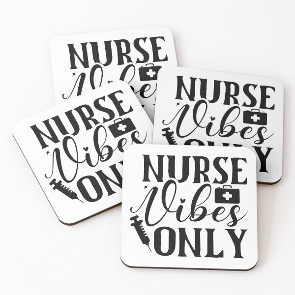 Item preview, Nurse Vibes Only - Funny Modern Medical Nursing Life Spirit Gift designed and sold by FuzionRaptor.