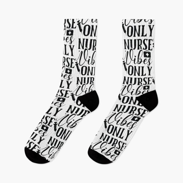 Item preview, Nurse Vibes Only - Funny Modern Medical Nursing Life Spirit Gift designed and sold by FuzionRaptor.