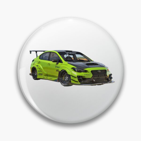 Item preview, Subaru WRX STI Green Carbon Fiber Hood JDM stickers designed and sold by Lellenatavarez.