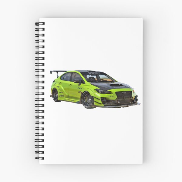 Item preview, Subaru WRX STI Green Carbon Fiber Hood JDM stickers designed and sold by Lellenatavarez.