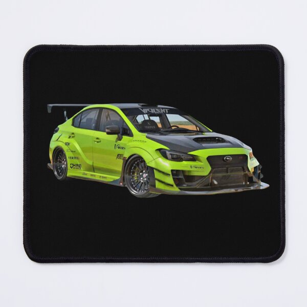Item preview, Subaru WRX STI Green Carbon Fiber Hood JDM stickers designed and sold by Lellenatavarez.