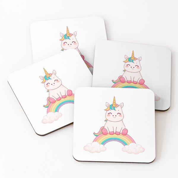 Item preview, cute unicorn rainbow clouds designed and sold by TanyaLovus.