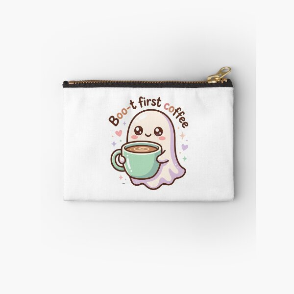 Item preview, Boo-t First Coffee | Cute Kawaii Ghost Coffee Lover designed and sold by ItsArtisticLab.