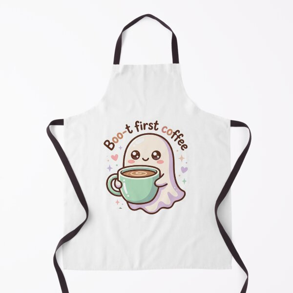 Item preview, Boo-t First Coffee | Cute Kawaii Ghost Coffee Lover designed and sold by ItsArtisticLab.