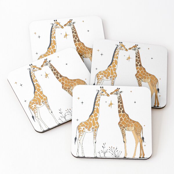 Item preview, Mystical Celestial Giraffe Couple Under Stars designed and sold by BestChoiceService.