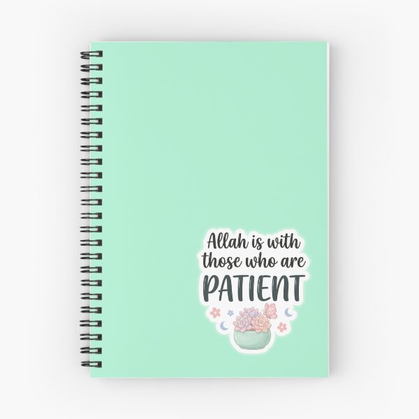 Item preview, Aesthetic Floral Sabr Quote - Modern Boho Islamic Sticker - May Allah Give Me Patience designed and sold by Noor_Creations.