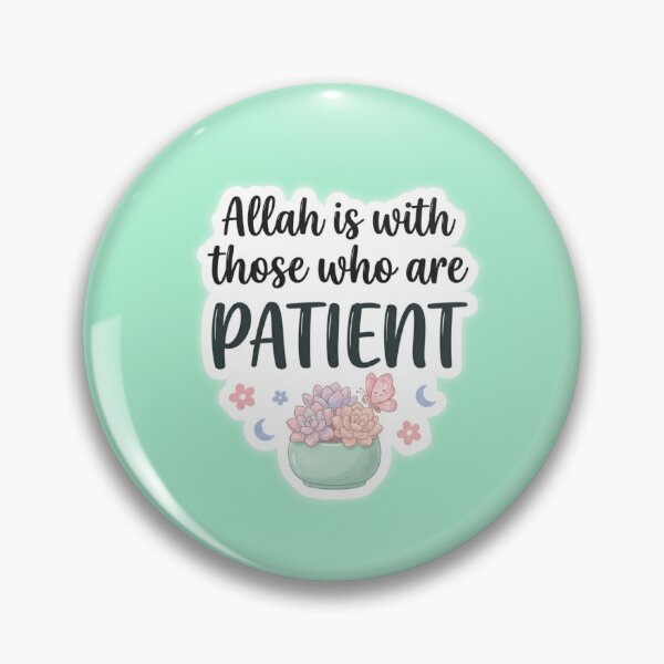 Item preview, Aesthetic Floral Sabr Quote - Modern Boho Islamic Sticker - May Allah Give Me Patience designed and sold by Noor_Creations.