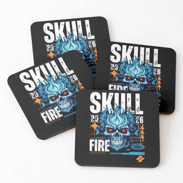 Item preview, Azure Inferno Skull designed and sold by Ahmed-DARWISH.