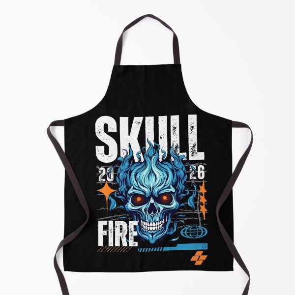 Item preview, Azure Inferno Skull designed and sold by Ahmed-DARWISH.